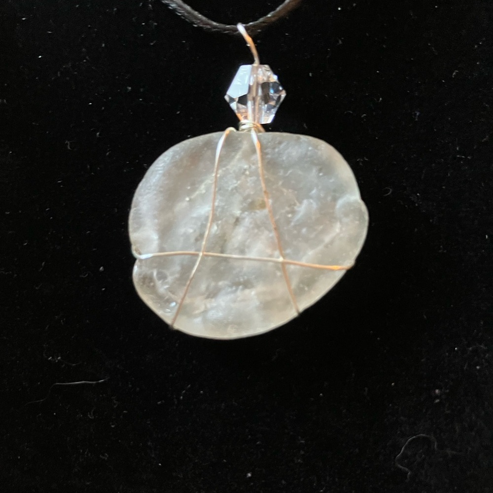 #12 Handmade seaglass pendant necklace